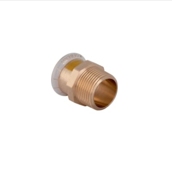 Geberit 34670 Mapress Gas 22mm x 3/4" MI Adaptor Image 1