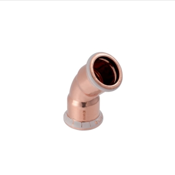 Geberit 60606 Mapress Water 35mm 45 degree Elbow Image 1