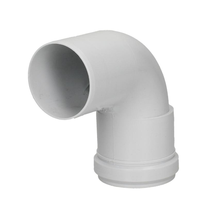 Glow-worm 90 degree Plume Bend - White 0020219550 Image 1