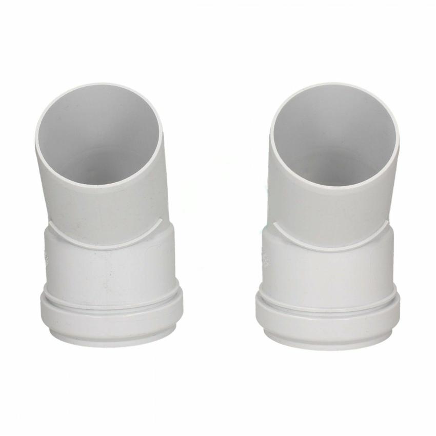 Glow-worm 45 degree Plume Bends - White (pair) 0020219554 Image 1