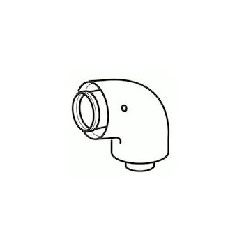 Glow-worm 90 degree Flue Bend 0020257009 Image 1