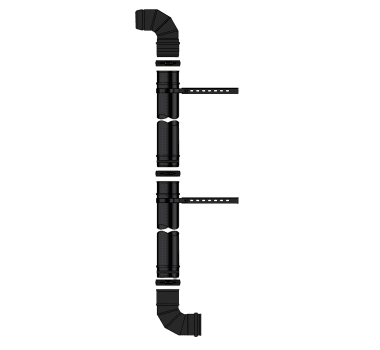 Grant 26-70kW Plume Diverter Kit (Yellow) - Black GPDA200B Image 1