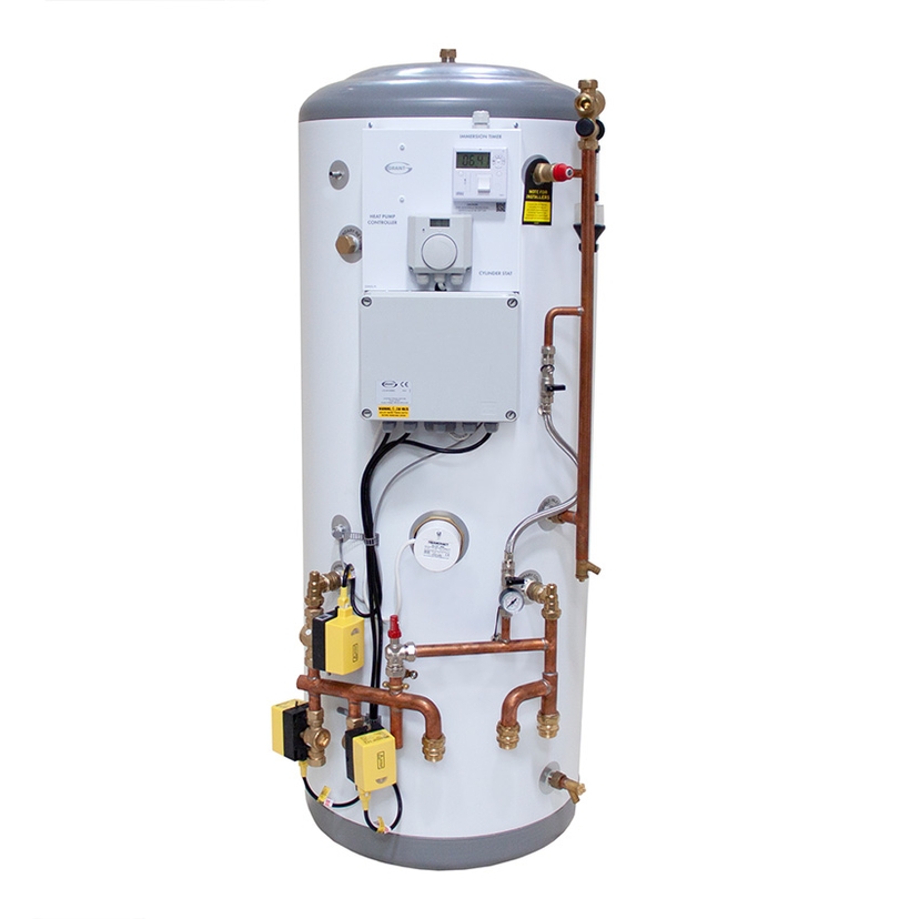 Grant Quick Recovery Single Coil Pre-Plumbed Cylinder 210L QRSC210PP Image 1