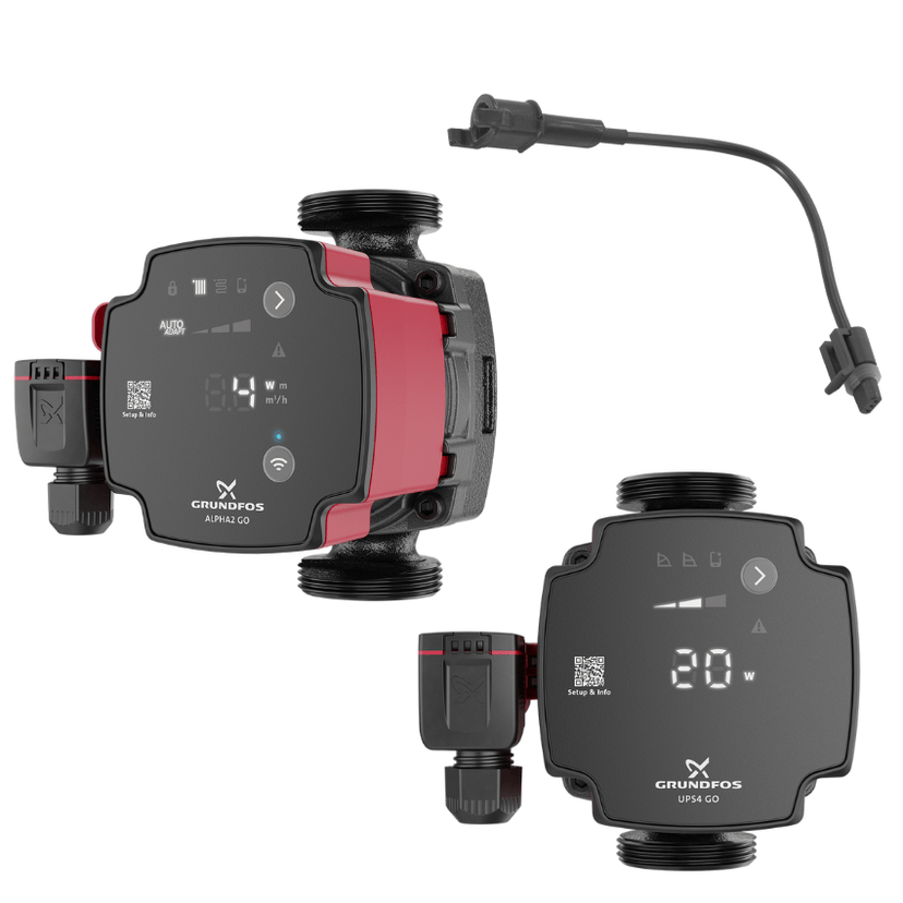 Grundfos UPS4 & Alpha2 Go 25-75 130 Pump Image 1