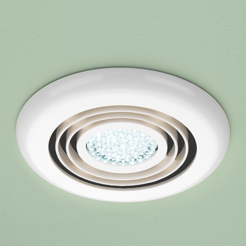 HiB Turbo Inline Fan, White - Cool White LED 32200 Image 1