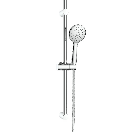 Instinct One Function Shower Set c/w Rail + Eco Option Chrome INST1SSC Image 1