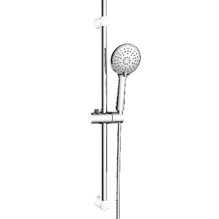Instinct 3 Function Shower Set c/w Rail + Eco Option Chrome INST3SSC Image 1