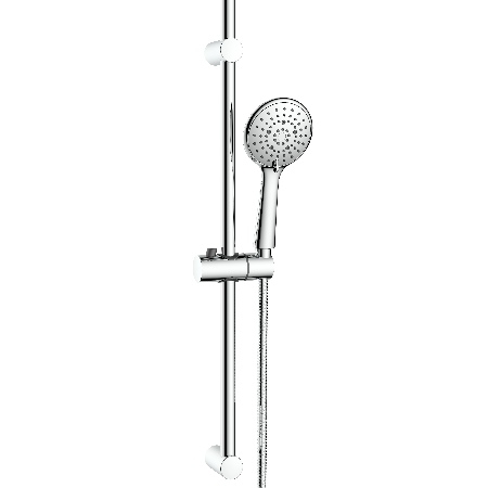 Instinct 5 Function Shower Set c/w Rail + Eco Option Chrome INST5SSC Image 1