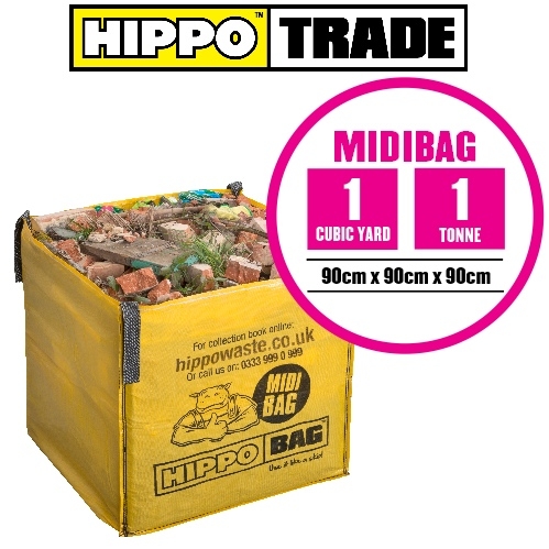 Hippo Midi Bag 90x90x90cm 1 Cubic Yard MIDIBAG Image 1