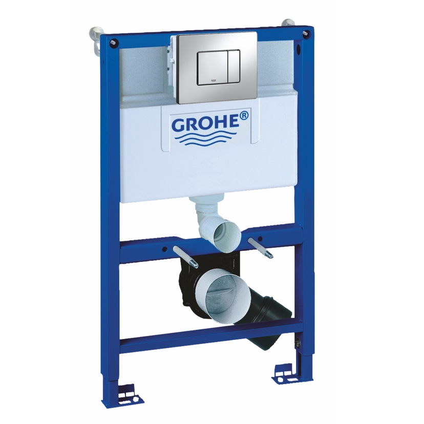 Grohe Rapid SL 3-in-1 WC Frame,Cistern & Flush Plate 820mm 3877320A Image 1