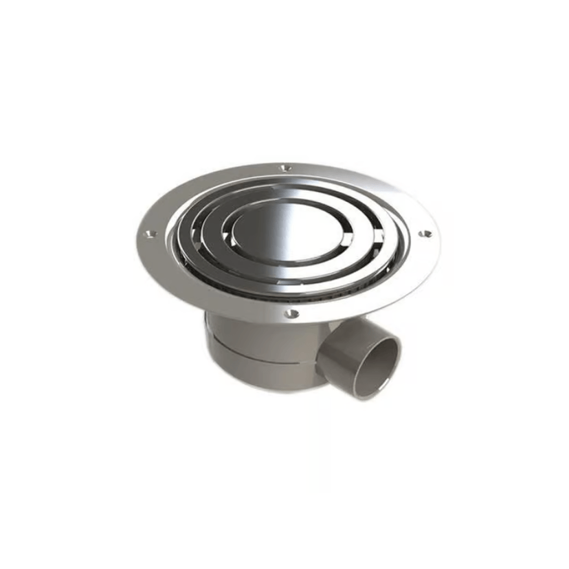 Impey Wetroom Vinyl Drain Gravity - Horizontal - Chrome Top Image 1