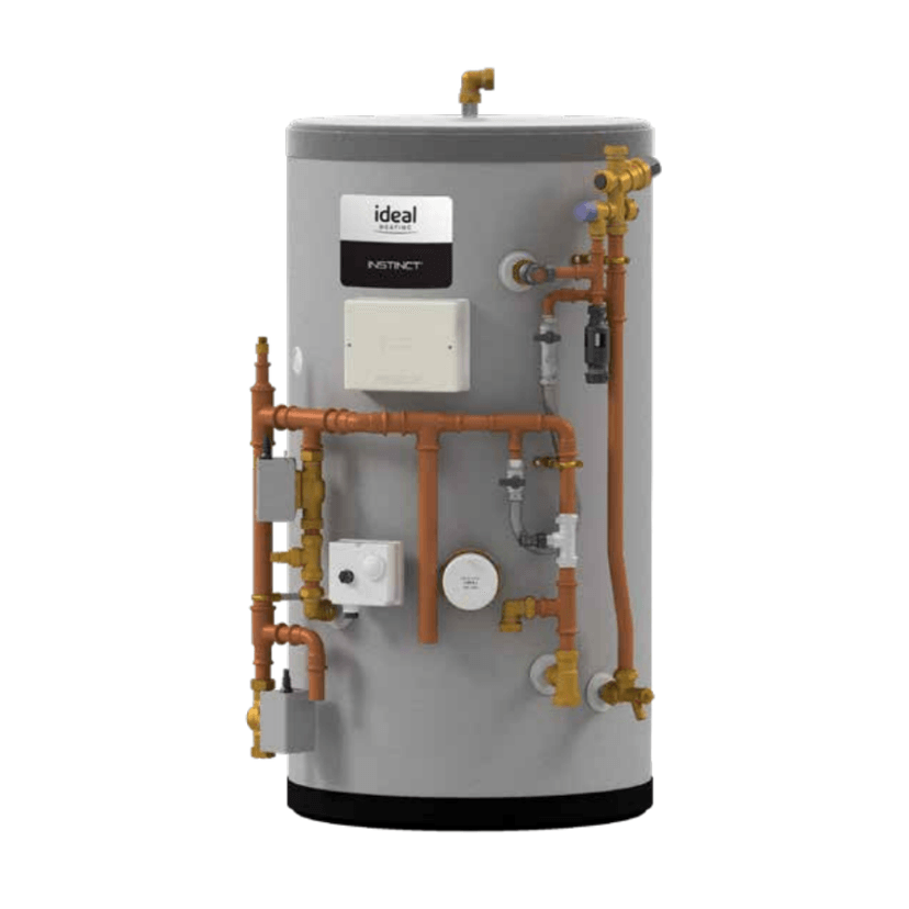 Ideal Instinct Pre-Plumbed System Ready Unvented Cylinder 120L Image 1