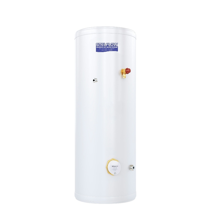 RM Stelflow 90 Litre Indirect Slim Unvented Cylinder TRSMVI-0090SFC Image 1