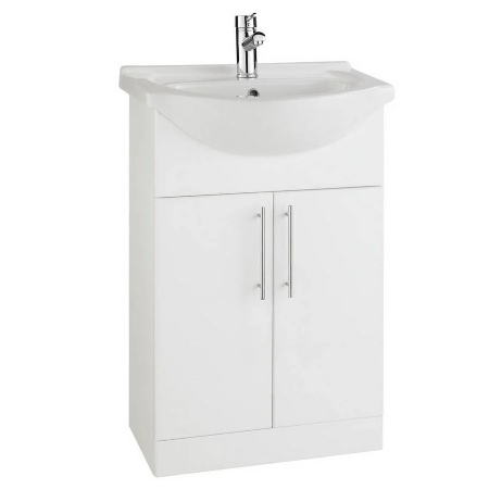 Kartell 550mm Two Door Cabinet - White IMP550VU Image 1