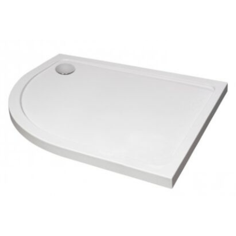 K-Vit 1200 x 800mm LH Offset Quad Low Profile Tray Image 1