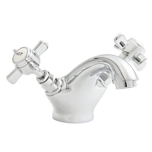 Kartell Klassique Mono Basin Mixer with Clicker Waste TAP100KL Image 1