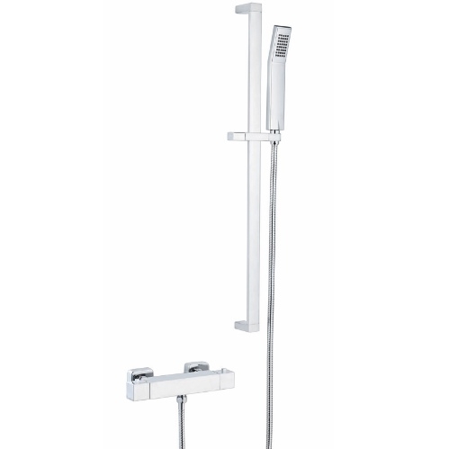 Kartell Pure Square Thermostatic Bar Shower & Kit SHO029PR Image 1
