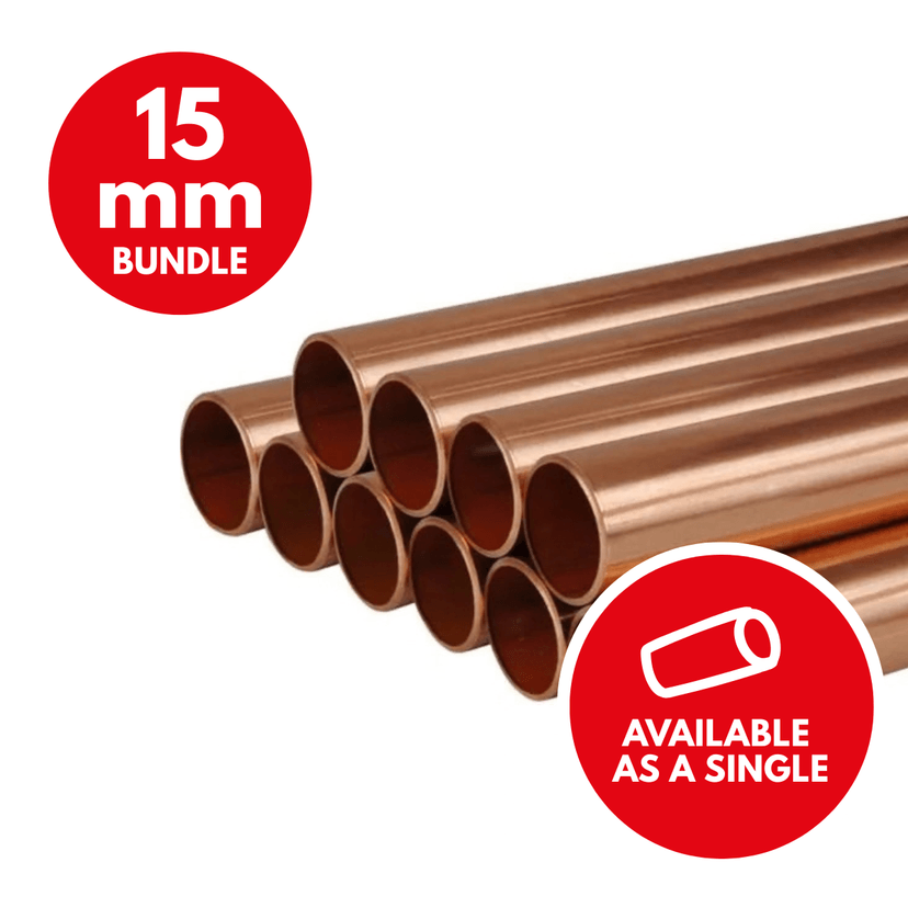 Lawton 15mm TX Copper Pipe 30m Bundle TX0153 Image 1