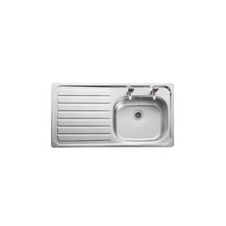 Leisure Lexin 950x508mm Single Bowl LHD S/S Satin LN95L/ Image 1