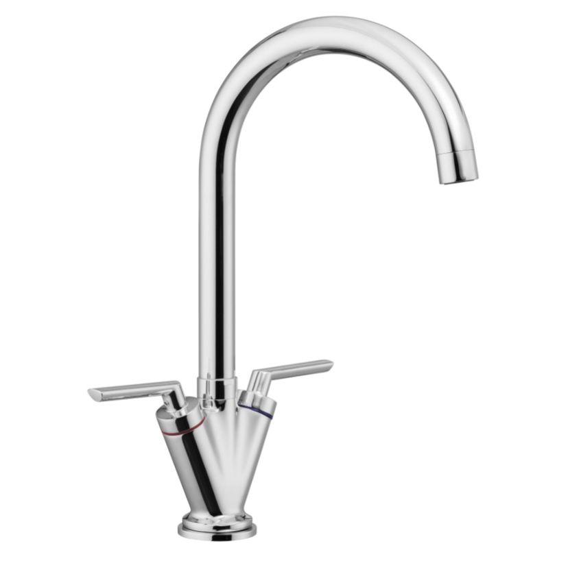 Leisure Aquatwin Dual Lever Tap Chrome TWN1CM/ Image 1