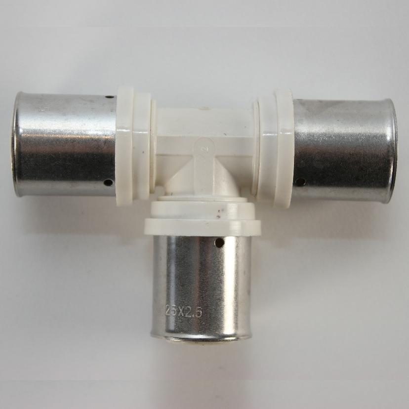 MLCP Composite Press Tee 25 x 25 x 25mm CPT25X3 Image 1