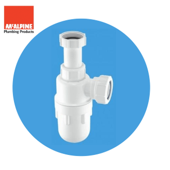 McAlpine 1 1/4" x 3" Adjustable Bottle Trap A10A Image 1