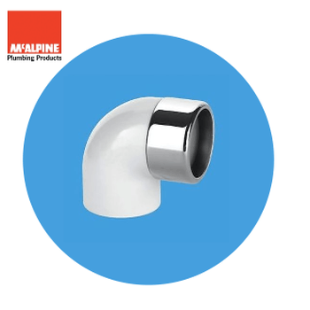 McAlpine 1.25" x 32/35mm 90 degree Bend ABS32/35A-CB Image 1