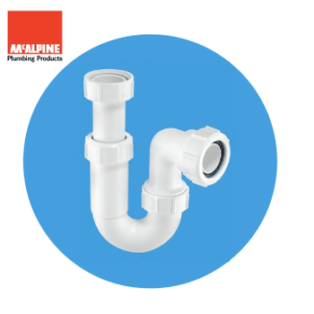 McAlpine 1 1/4" x 3" Adjustable P Trap ASA10 Image 1