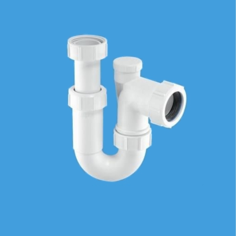 McAlpine 1 1/2" Adjustable Anti-Vac P Trap ASC10V Image 1