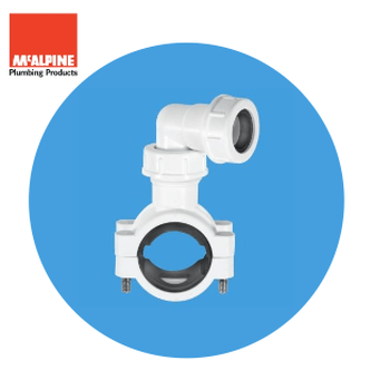 McAlpine 1 1/4"-1 1/2" Condensate Pipe Clamp CLAMP1WH Image 1