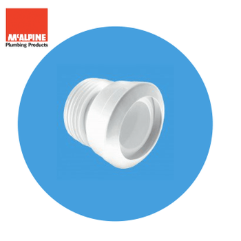 McAlpine MACFIT 4" Straight Pan Connector MAC-1 Image 1