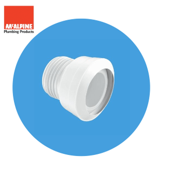 McAlpine MACFIT 3.5" Straight Pan Connector MAC-3 Image 1