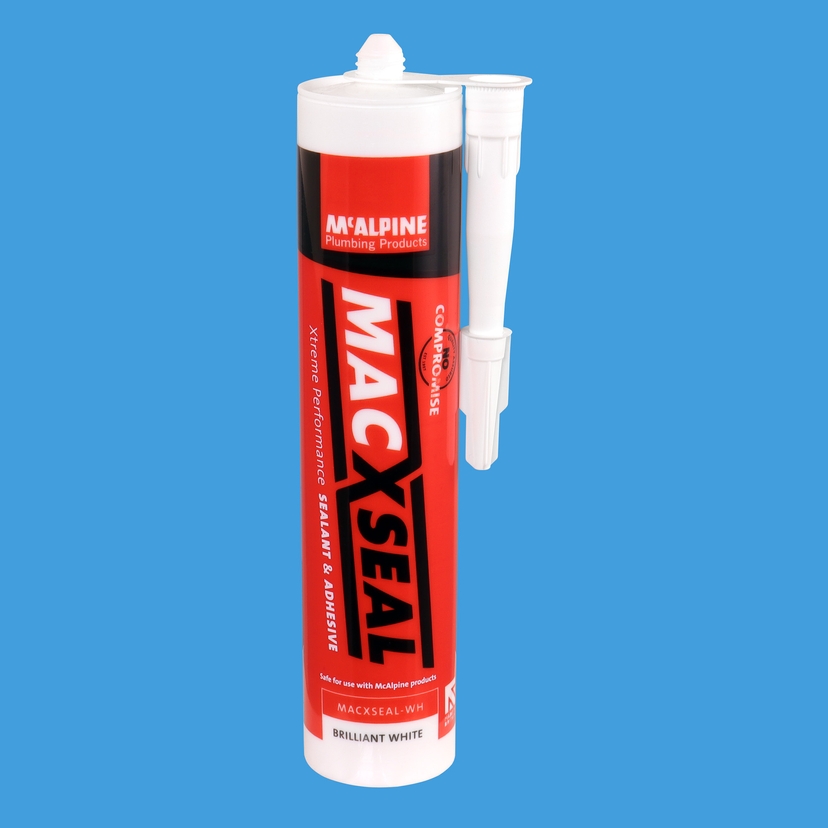 McAlpine MACXSEAL 290ml Sealant & Adhesive - Super Clear MACXSEAL-CL Image 1