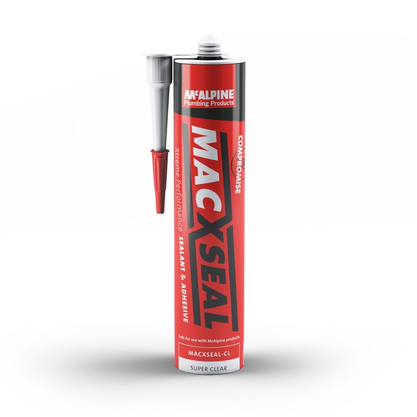McAlpine MACXSEAL 290ml Sealant & Adhesive - White MACXSEAL-WH Image 1