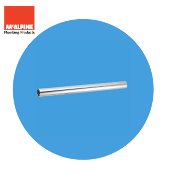 McAlpine 35mm x 1m Brass Pipe - Chrome PIPE35-1000-CB Image 1
