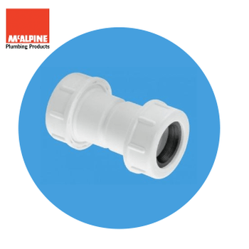 McAlpine 3/4" or 19-23mm Straight Connector R1M-CO Image 1