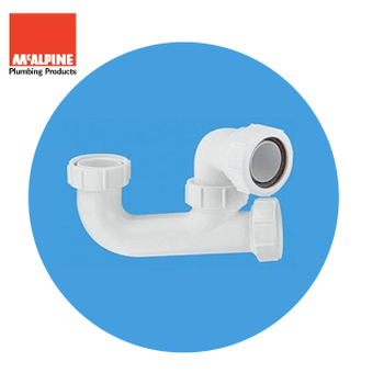McAlpine 50mm Seal Bath Trap with Cleaning Eye SM10 Image 1
