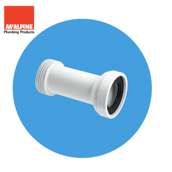 McAlpine Straight Adjustable Length Pan Connector WC-CON2 Image 1