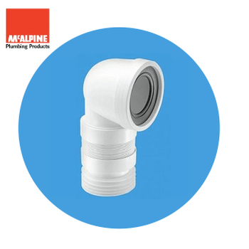 McAlpine Bent Short Flexible Pan Connector WC-CON8F18 Image 1