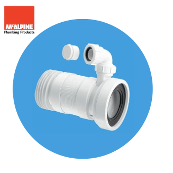 McAlpine Flexible Pan Connector with Boss WC-F23RV Image 1