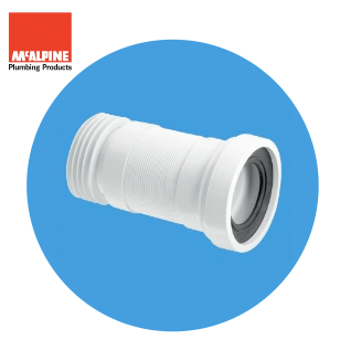 McAlpine 4" x 110mm Flexible Pan Connector 140 WC-F23R Image 1