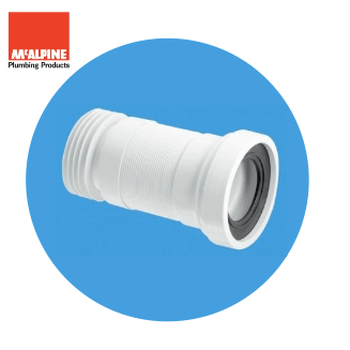 McAlpine 4" x 110mm Flexible Pan Connector 170 WC-F26R Image 1