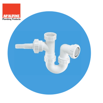 McAlpine 1 1/2" Washing Machine Trap WM2 Image 1