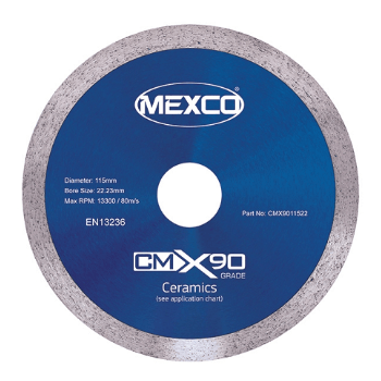 Mexco 115mm Tile/Ceramic Diamond Wheel CMX9011522 Image 1