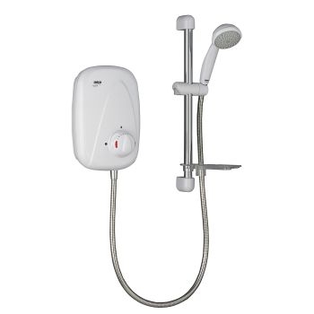 Mira Vigour Manual Power Electric Shower - Chrome/White 1.1532.354 Image 1