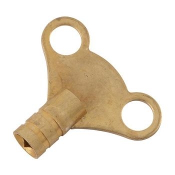 Brass Clock Type Radiator Key 2003V Image 1