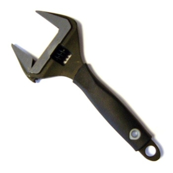 Monument 6" Wide Jaw Adjustable Wrench 3140Q Image 1