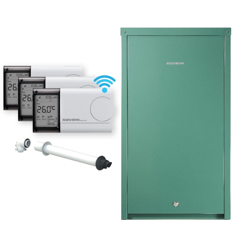 Navien 36kW LSX Ext. LCB700 Blue Flame System - A+ Pack 30025022A Image 1