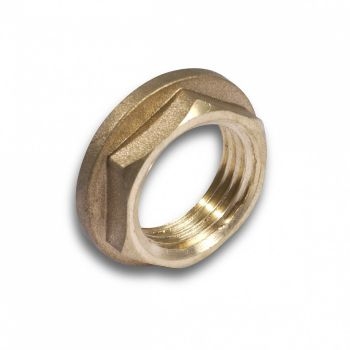 1/2" Flanged Brass Backnut BRBACKNUT-D Image 1