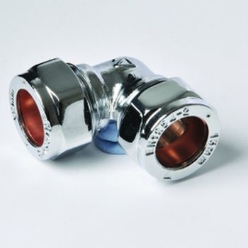 15mm Chrome Compression Elbow CCE-15 Image 1